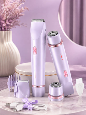 Silky Splash Vamaro™ 2-in-1 Women's Shaver & Trimmer – Wet & Dry Bikini & Body Hair Remover