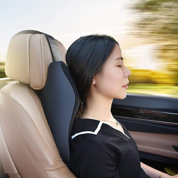 Ergonomic Memory Foam Car Neck Pillow – Breathable Headrest Cushion for Comfortable Driving
