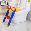 Children Toilet Ladder – Foldable Potty Training Seat with Adjustable Step Ladder & Handrails