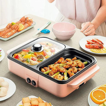 Dessini Regina Chafing Dish & BBQ Pot OR-2115 – 28cm Multi-Function Electric Cooking Pot
