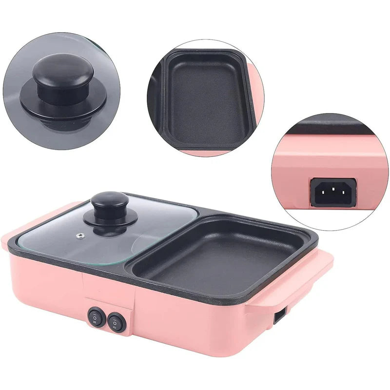 Dessini Regina Chafing Dish & BBQ Pot OR-2115 – 28cm Multi-Function Electric Cooking Pot