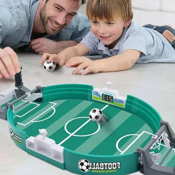 Mini Football Table Game – Portable 2 Player Foosball Board Game for Kids & Family