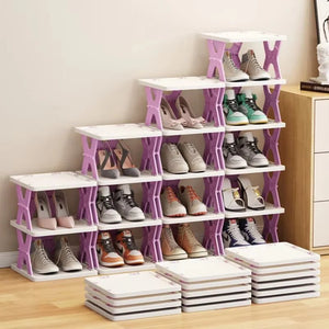 Multifunctional Storage Rack (6-Tier) – Space-Saving Shoe Organizer & Storage Shelf