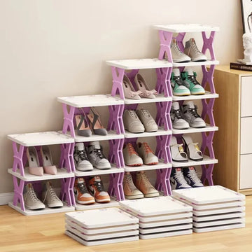 Multifunctional Storage Rack (6-Tier) – Space-Saving Shoe Organizer & Storage Shelf