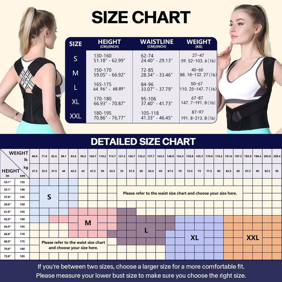 Back & Shoulder Posture Corrector – Adjustable Posture Support Brace for Men & Women