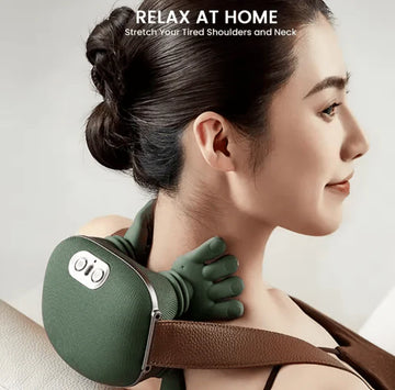 Shoulder & Neck Massager – Portable Electric Neck & Shoulder Kneading Massager for Muscle Relaxation